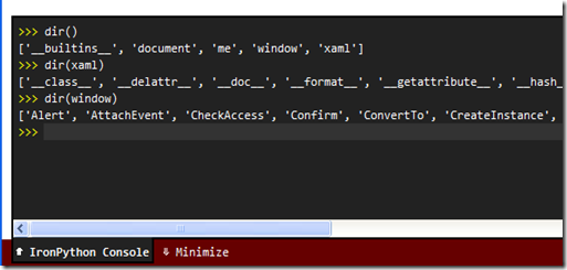 IronPython Interactive Interpreter IronPython Interactive Interpreter