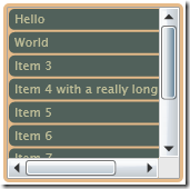 Styling a ListBox step 2 Styling a ListBox step 2