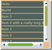 Styling a ListBox step 4 Styling a ListBox step 4
