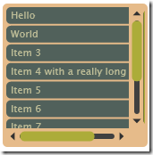 Styling a ListBox step 5 Styling a ListBox step 5